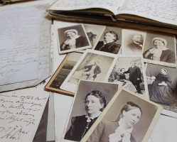 old letters, old photos